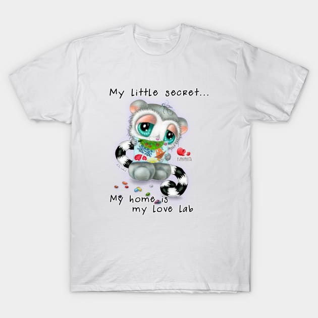 My little secret... My home is my love lab T-Shirt by KiN WAW